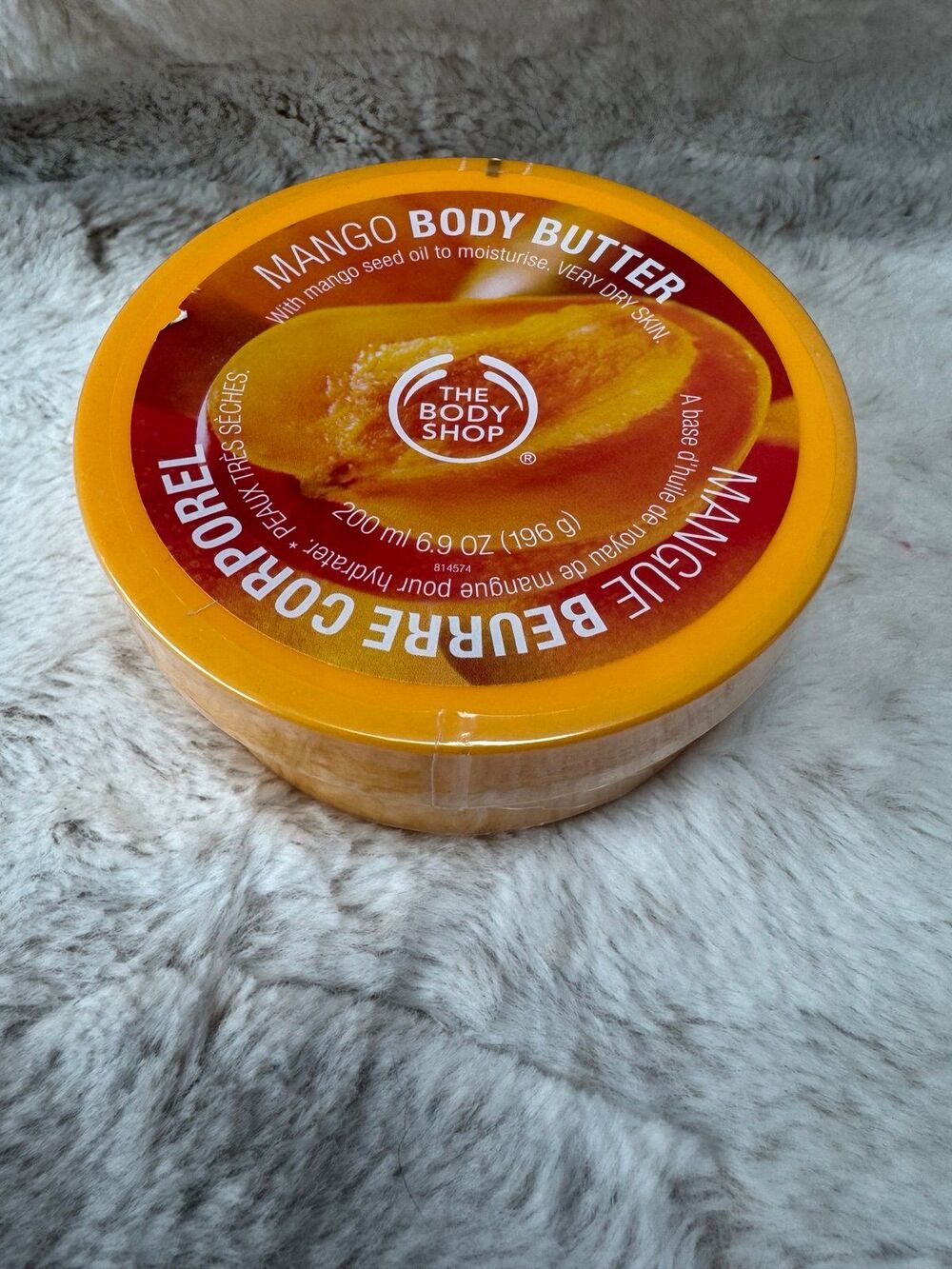 The Body Shop Mango Body Butter Original OLD FORMULA. 6.9 Oz Htf Rare HTF NEW